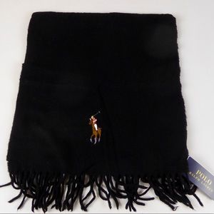 Polo Ralph Lauren Big Pony Virgin Wool Scarf NWT